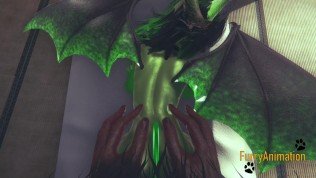 Furry Yaoi – Demond Wolf & Dragon Yiff 2/2
