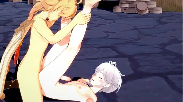 Genshin Impact Yaoi – Aether and Kazuha Footjob and bareback with creampie – Sissy crossdress Japanese Asian Manga Anime Film  Game Porn Gay