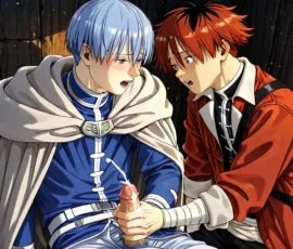 Himmel x Stark Frieren Yaoi 54