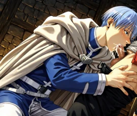 Himmel x Stark Frieren Yaoi 56