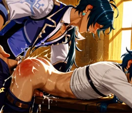 Kaeya Genshin Impact Yaoi 13