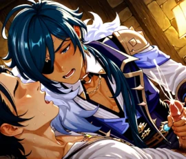 Kaeya Genshin Impact Yaoi 36